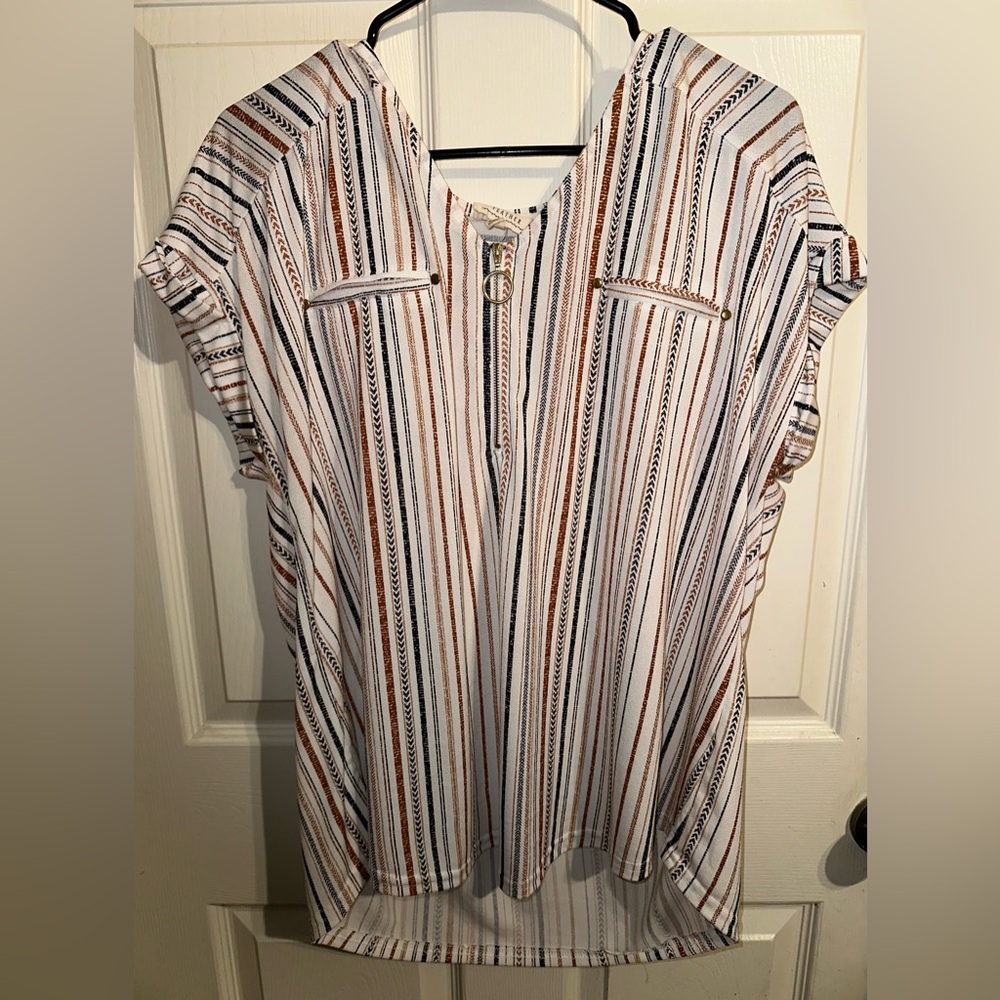 Flower & Feather blouse